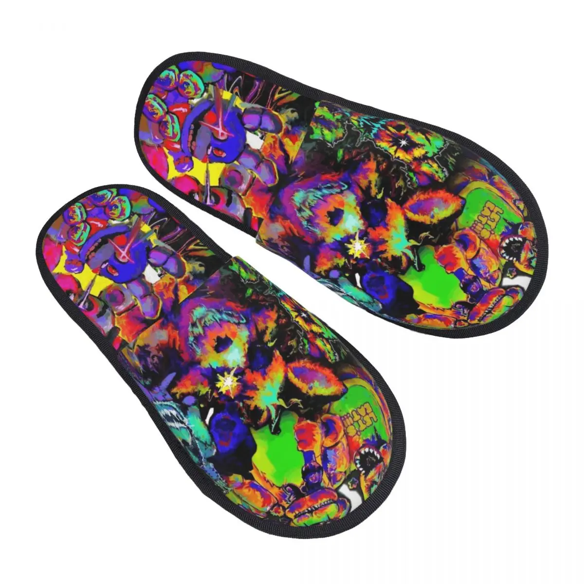 

Тапочки женские с эффектом памяти, с пружинным механизмом, в стиле FNAF, для дома и отеля, с принтом из игры Horro Game