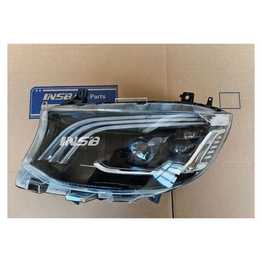 INSB 1 Pcs Head Lamp Daytime Running Light LED Projetor Head Lamp Headlight Car Lights for MERCEDES BENZ SPRINTER VAN W907 2019-