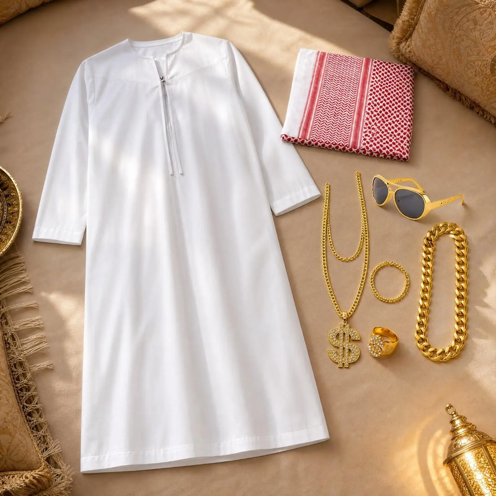 traje-de-cosplay-de-tunica-blanca-para-adultos-con-panuelo-rojo-y-cadenas-doradas-para-actuaciones-en-escenario-y-carnaval