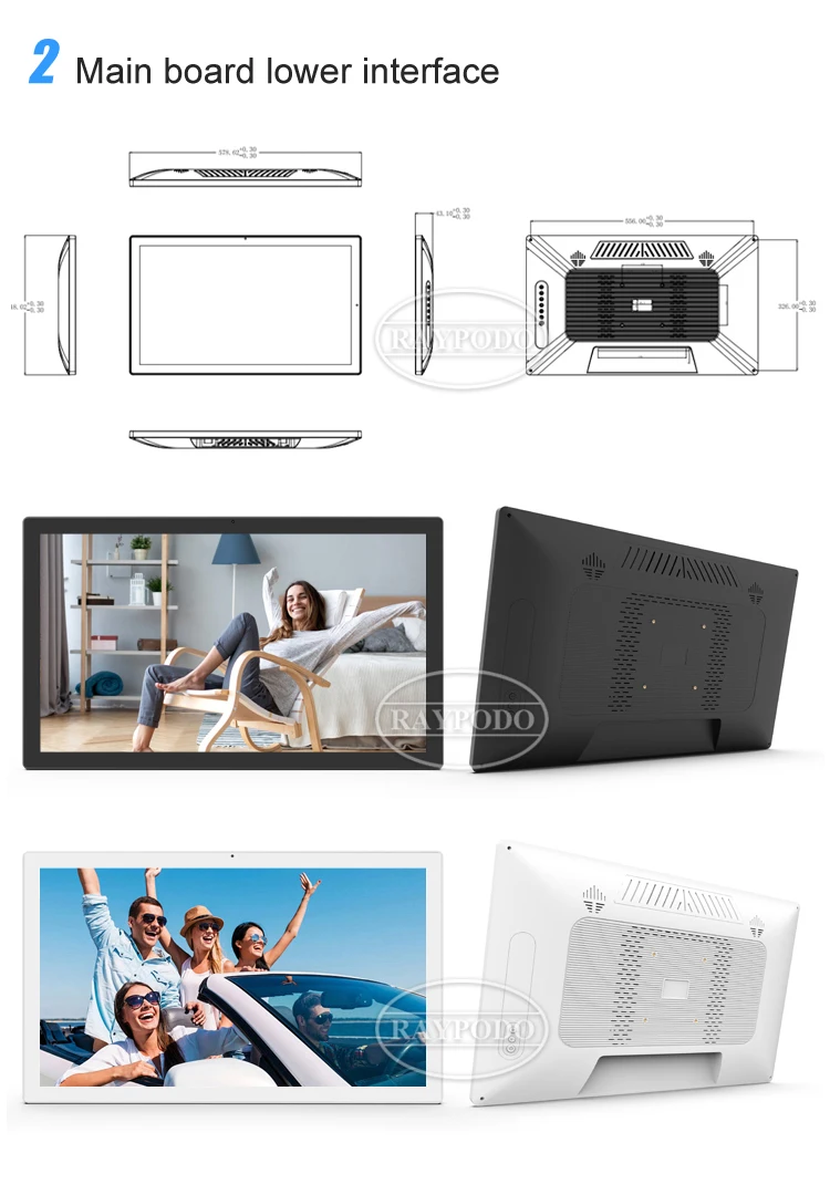 Tablet Raypodo-Mount, 24 ", Android 8.1, RK3399