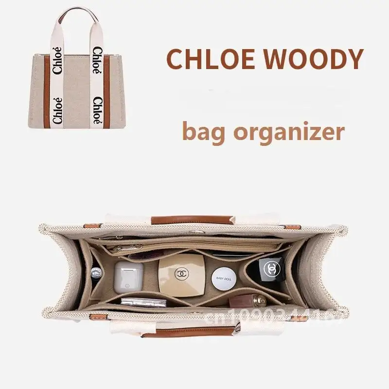 【Only Sale Inner Bag】Bag Organizer Insert For Chloe Woody Tote Organiser Divider Shaper Protector Compartment