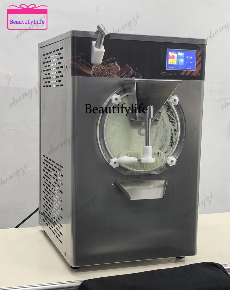 

A55 Hard Ice Cream Machine Table Type Commercial Production Equipment for Milk Tea Shop Automatic Mung Bean Stall Buffet Restaur