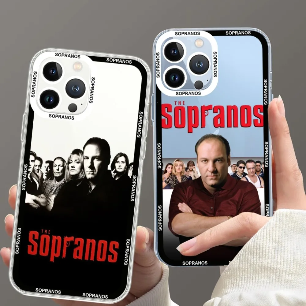 The Sopranos TV Phone Case For iPhone 11 12 Mini 13 14 Pro Max Transparent Shell