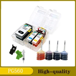 einkshop PG560XL CL561XL Smart ink Cartridge Refill Kit For Canon PG-560 CL-561 XL For Canon Pixma TS5350 TS7450 TS5351 TS5352