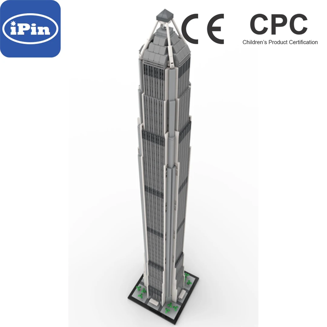 

MOC-150306 International Financial Center 1:800 Building Blocks DIY Building Blocks Toys For Kids Gifts Electronic Drawings