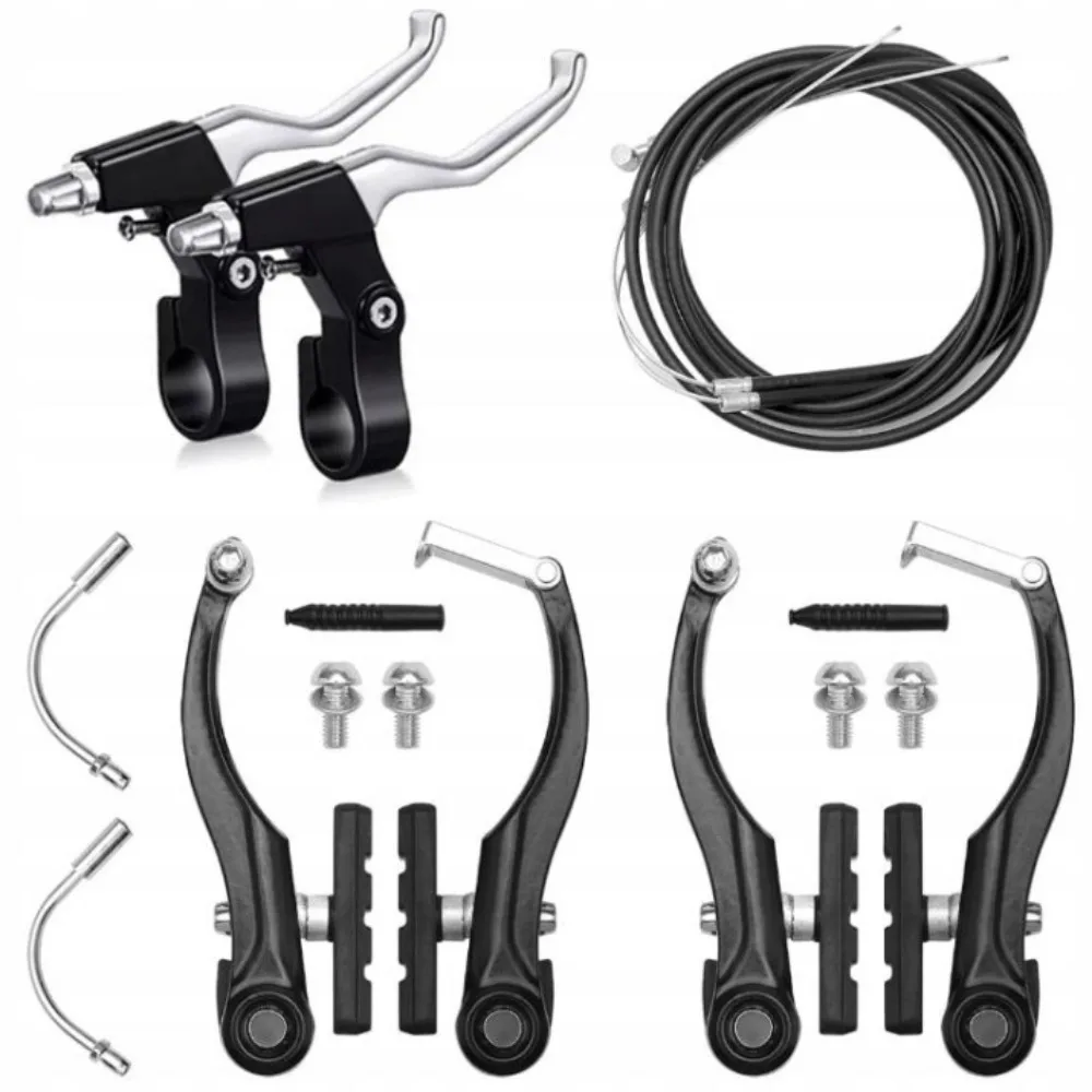 NEW Caliper Style V Brake Set Front and Rear Durable Rim Brake Set Lightweight Front and Rear Brake Set Road Bike