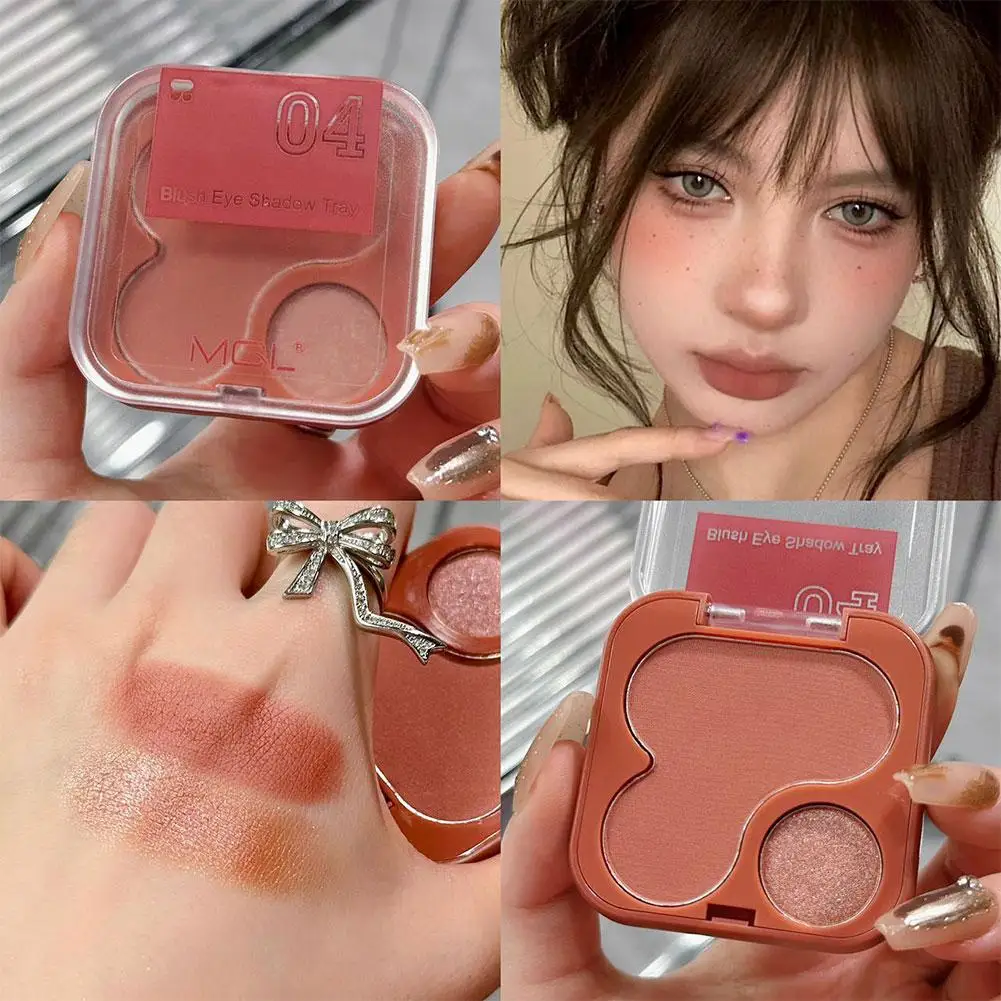 Face Blusher Matte Natural Cheek Tint Brighten Face Face Waterproof Contouring Female Soft Cosmetics Blush Powder Makeup O0t3