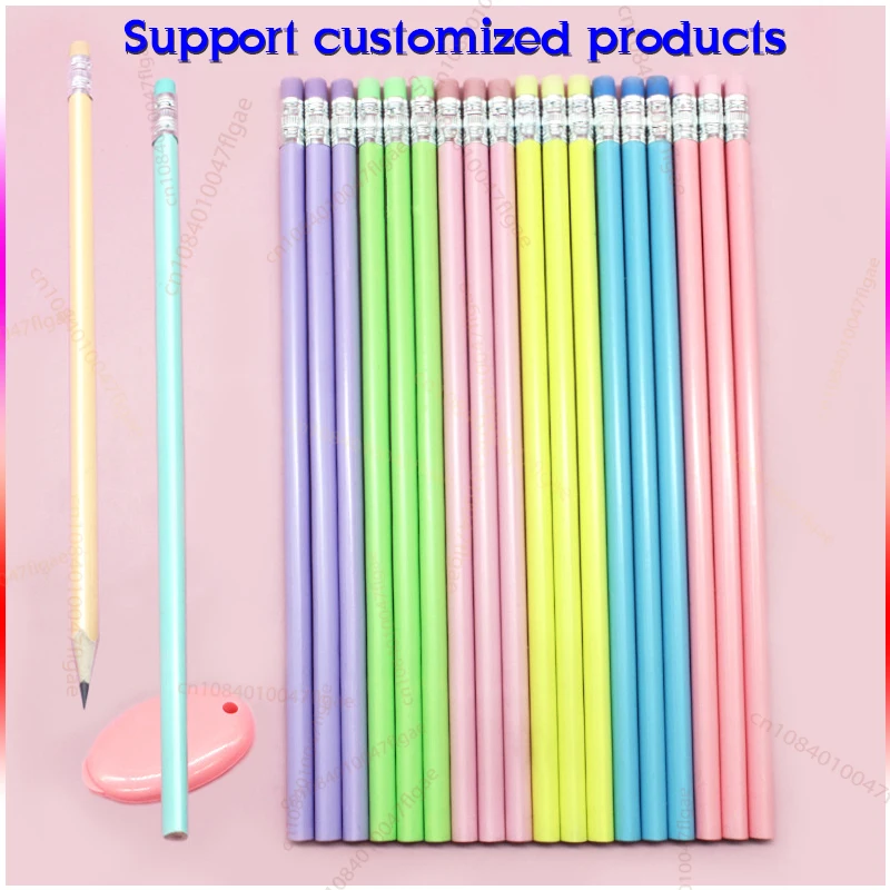 30Pcs Nut Dreieck Holz Bleistift HB Haltung Korrektur Bleistift Schule Büro Schreibwaren Professionelle Prüfung Zeichnung Bleistift