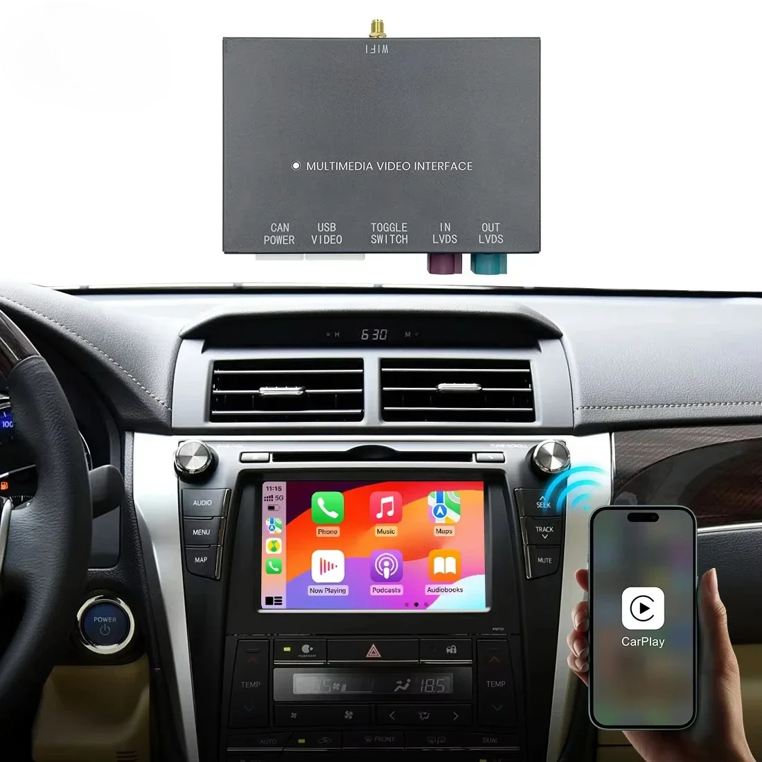 Best seller! Wifi Wireless app/le Car Play Solution for Camry 2014-2017