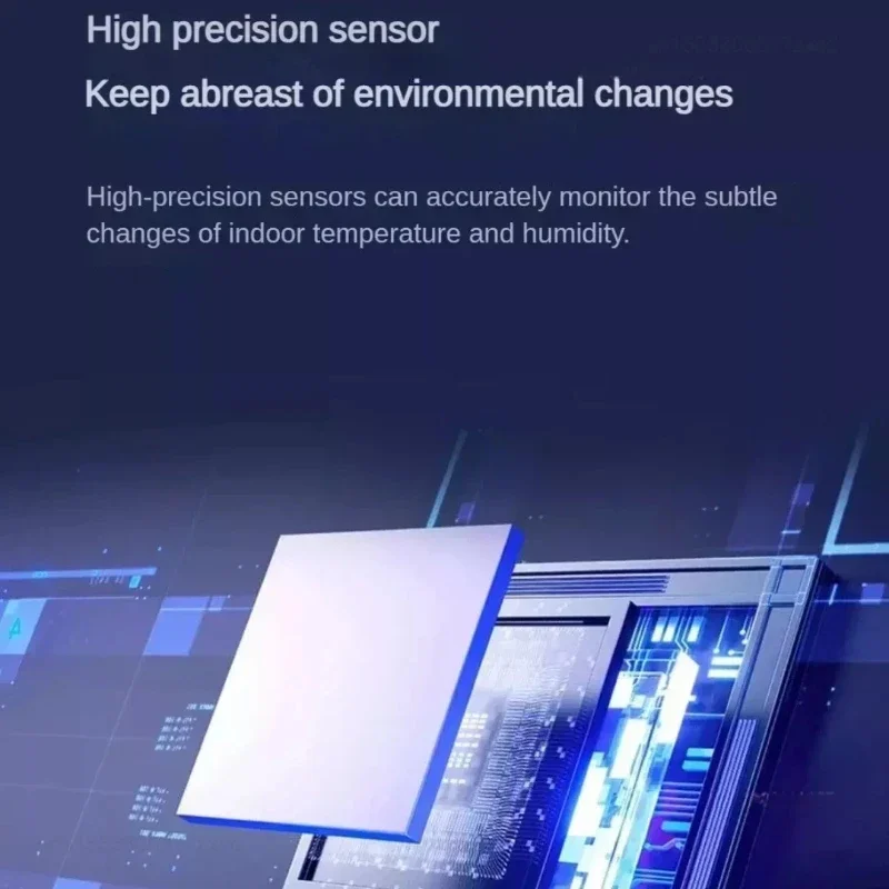 2025 New MiaoMiaoCe Intelligent Thermometer Hygrometer Multi Function Clock HD Digital Display Weather Station Standing Hanging