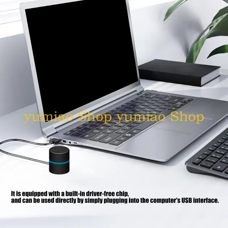 587B Universal USB Volumes Control Knob For PC And Laptop With Stable ABS Material And Plugs Play Designs Sound Adjuster
