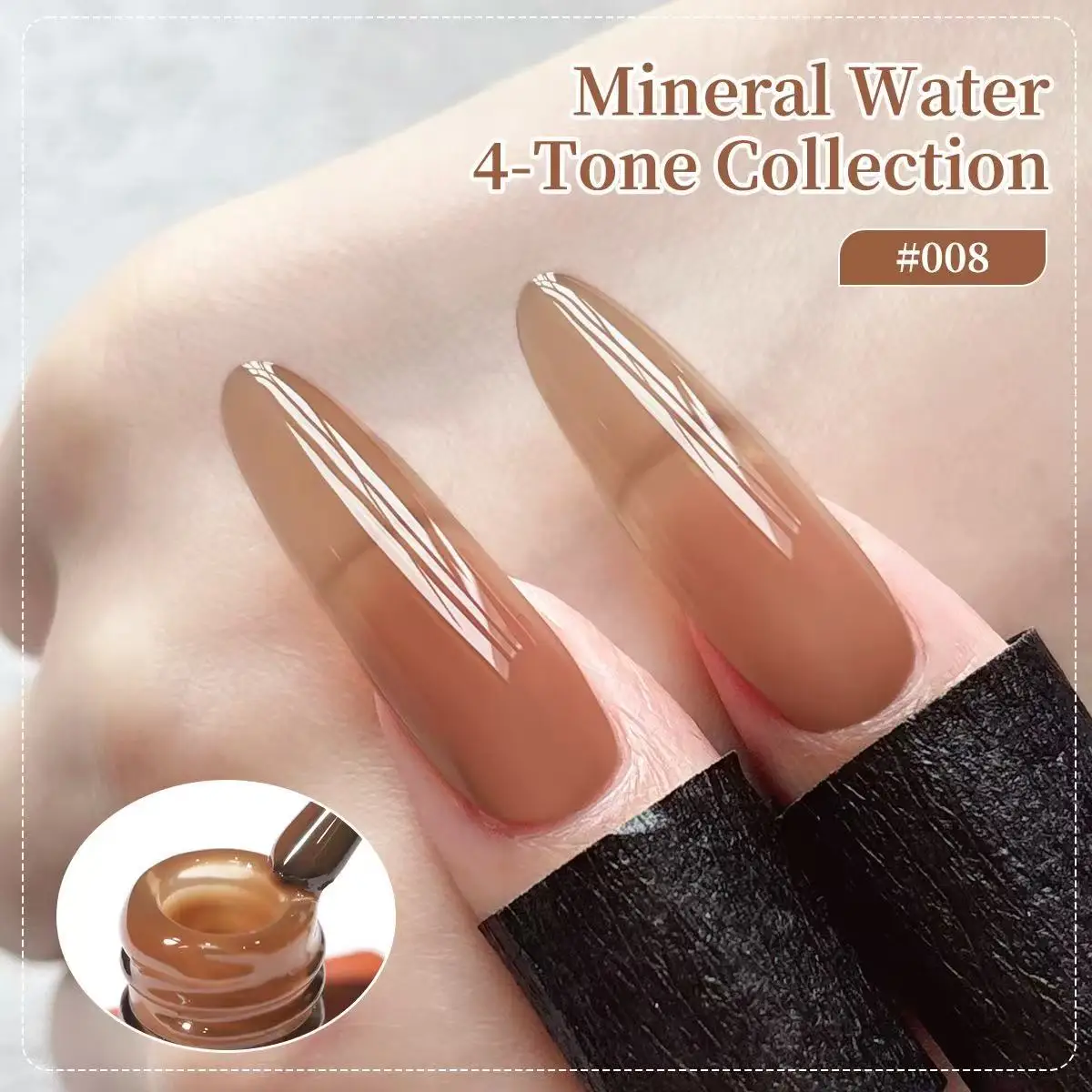 XEIJAYI 4 colori gelatina gel smalto set 15ml rosa naturale unghie nude art Soak Off UV/LED nail art smalto permanente