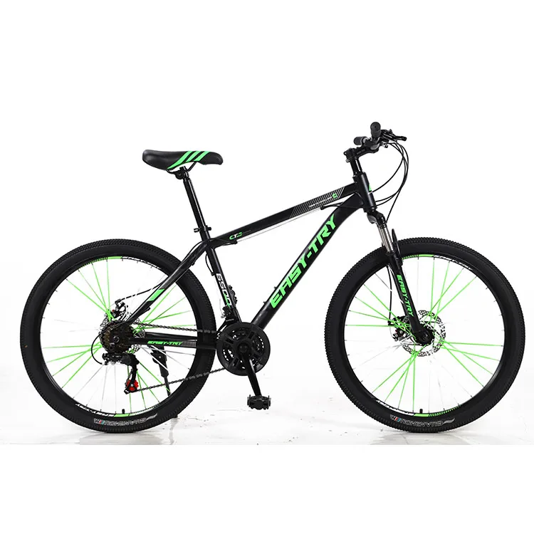 Bicicleta Deportiva de 26 Pulgadas con Suspensión Completa y 21 Velocidades, Bicicleta de Carbono para Hombre, Bicicleta con Frenos de Disco, Bicicleta Económica Más Popular