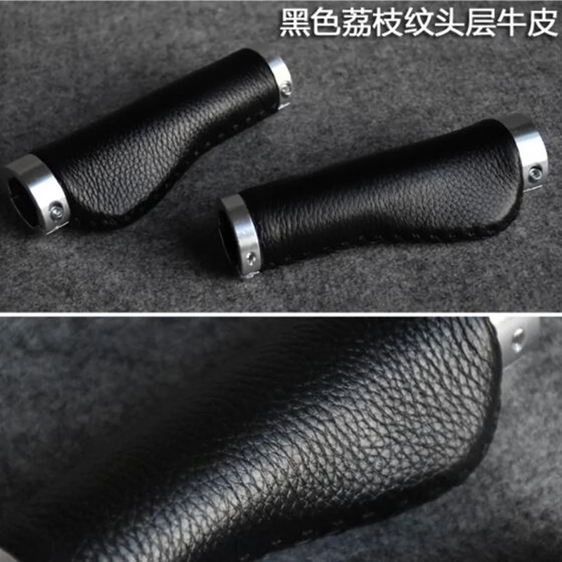 

G32 Велосипед First Llayer из воловьей кожи, велосипедная ручка, личи, горная фиксированная передача, складной чехол на руль, повседневный ретро 2,2*128 см