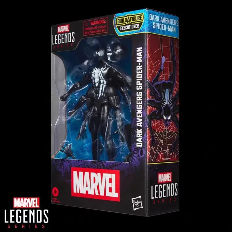 

Original Hasbro Marvel Legends Series DARK AVENGERS SPIDER-MAN Anime Figure Toy Collection Model