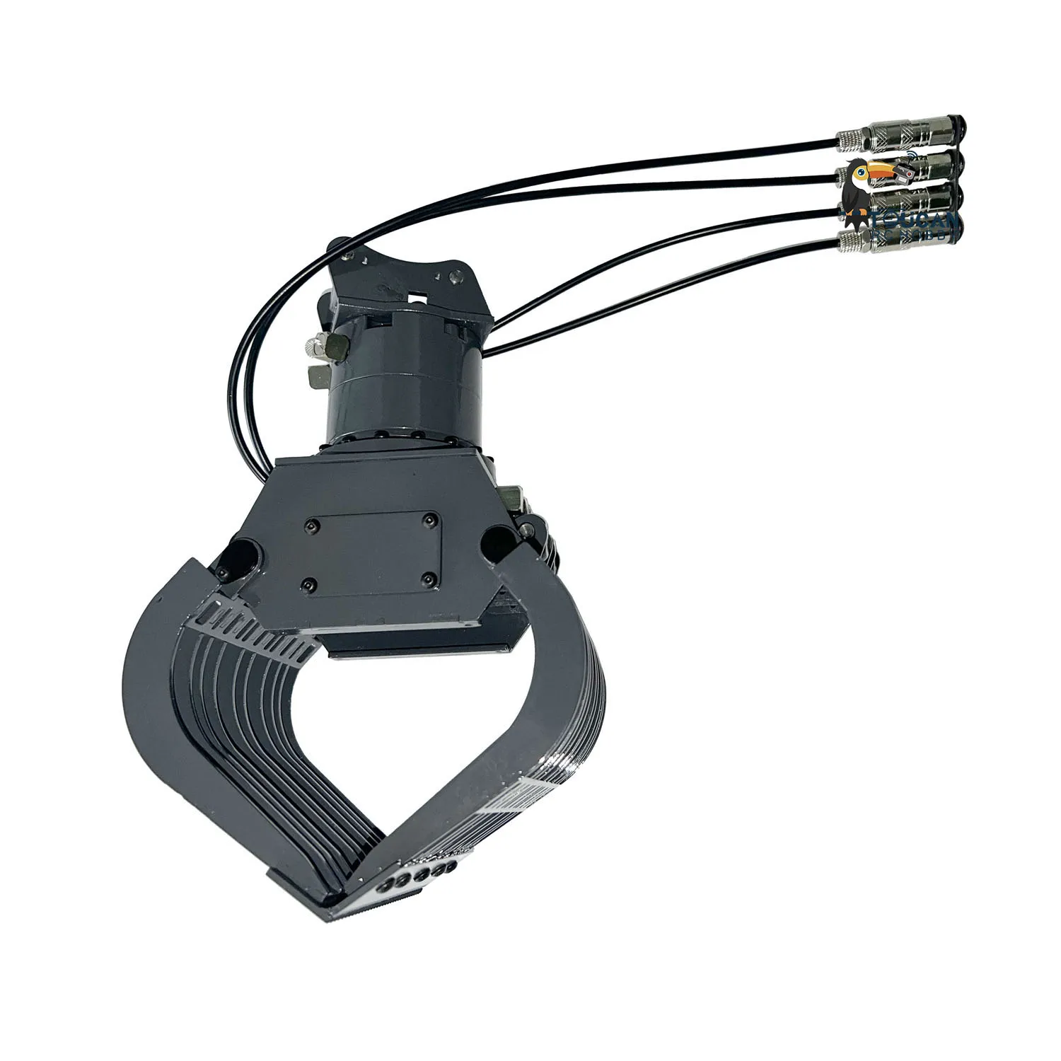 1/14 rc garra hidráulica de metal garra para xdrc 945 escavadeira de controle remoto modelo atualizado parte acessórios th22780