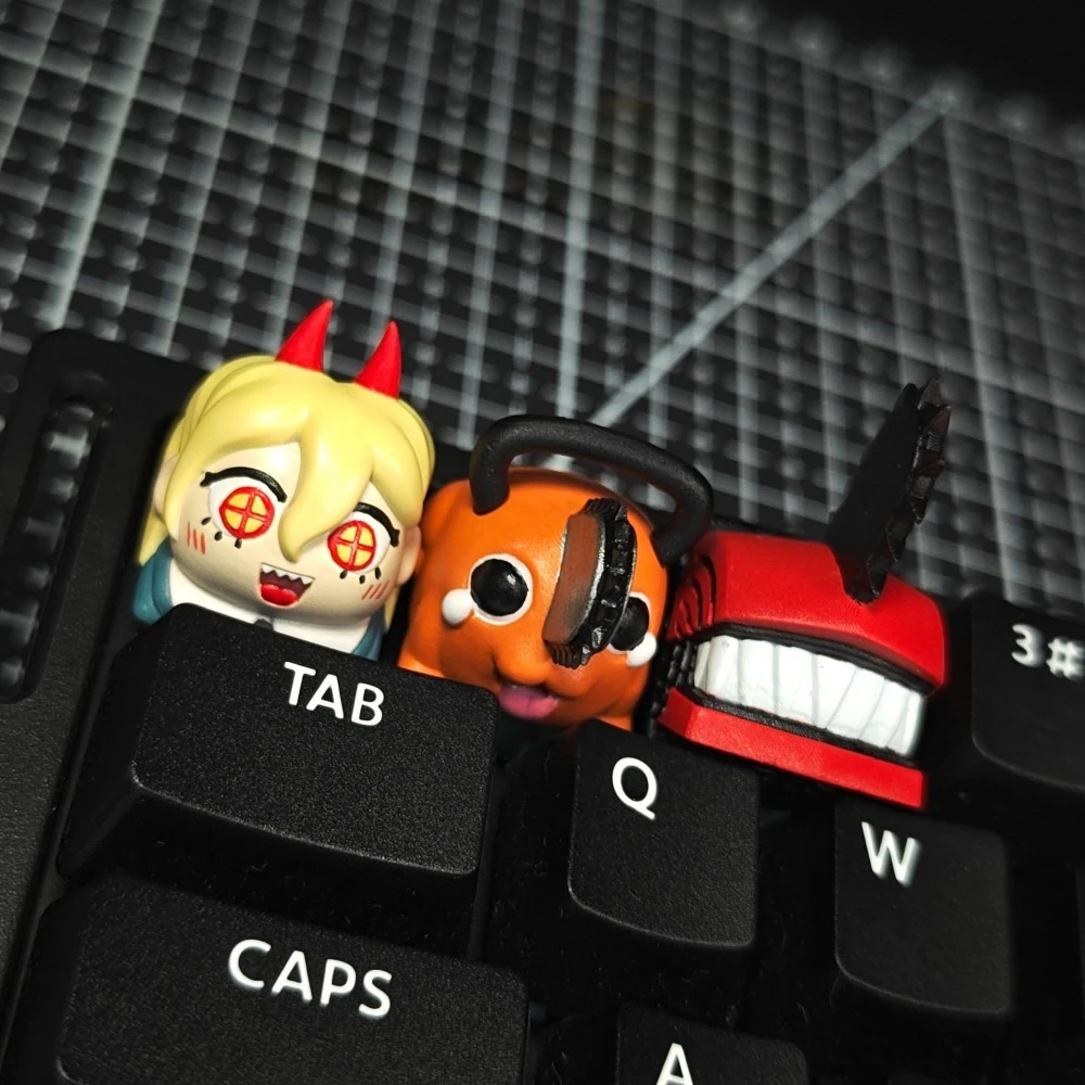 Anime Keycaps, with Cool and Fashionable Design, Compatible with the Cross Shaft, Are an Ideal Choice for Holiday Gifts.