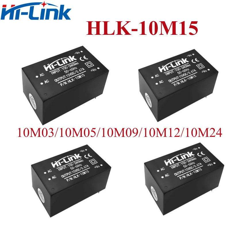 HI-LINK Oryginalny mini moduł zasilania AC 110V 220v 240V do DC 10W 15V HLK-10M15 15V 660mA 10W AC-DC 220V HLK-10M15