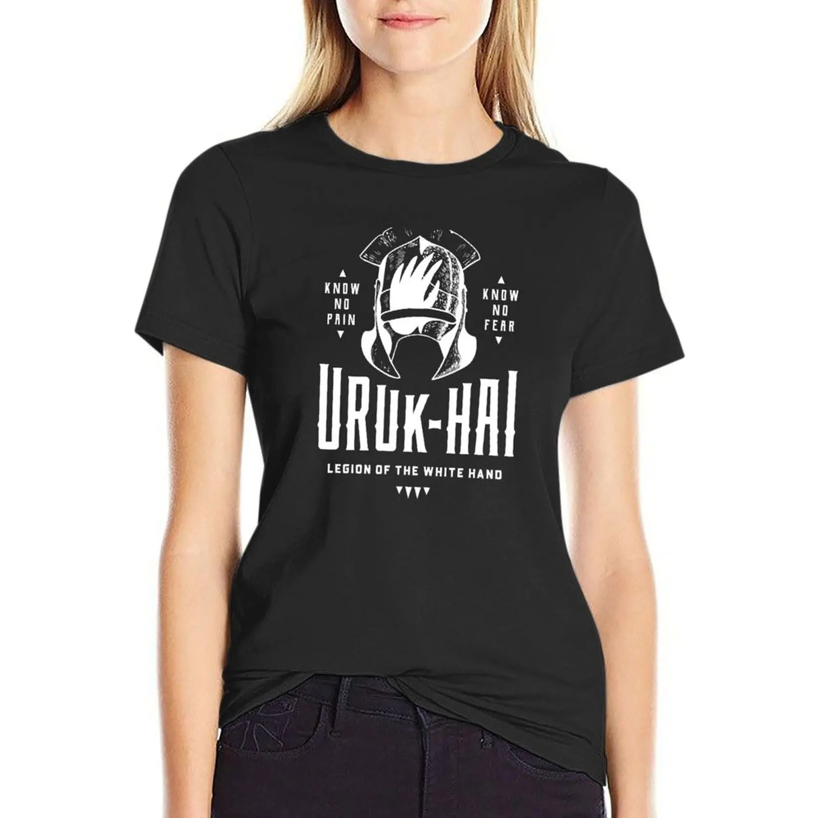 Uruk Hai T-Shirt summer tops hippie clothes cat shirts for Women