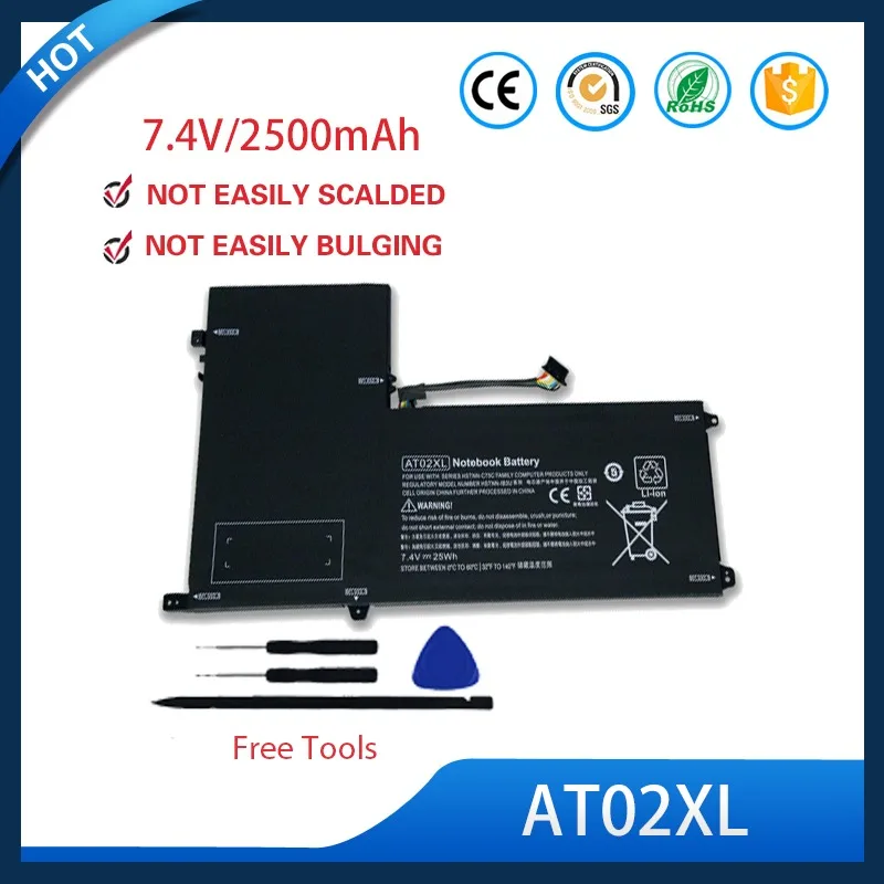 AT02XL Battery For HP ElitePad 900 G1 HSTNN-DB3U HSTNN-IB3U HSTNN-C75C 7.4V 25Wh