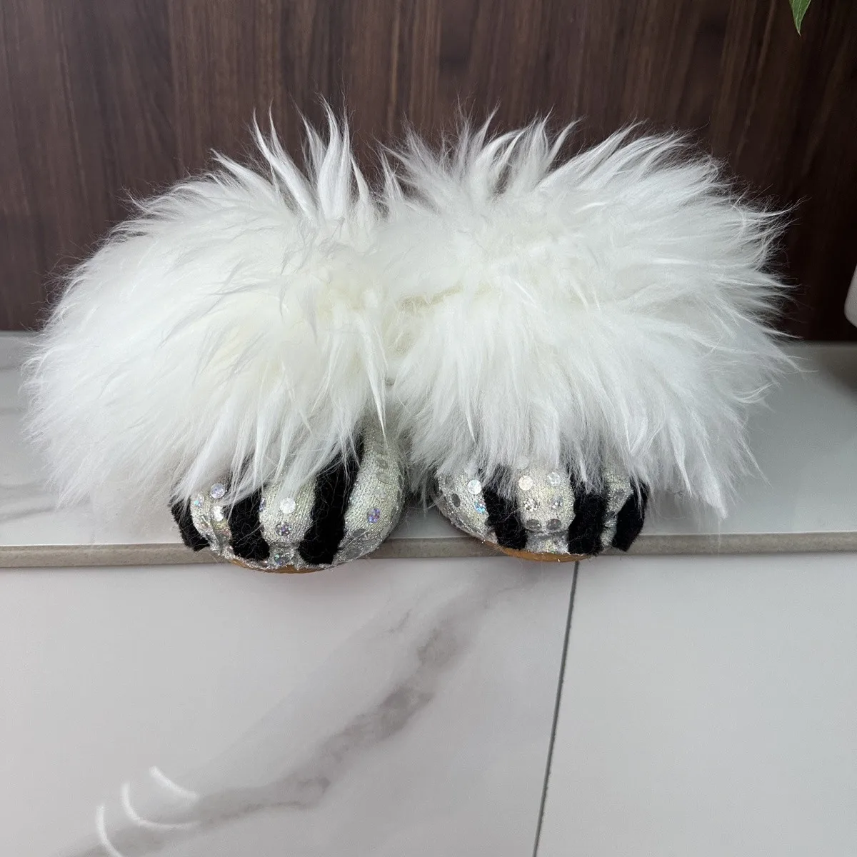 Kid Dragon Claw Lion Dance Shoes Costume Kung Fu Kid Boy Girl Children Chinese National Folk Ancient Traditional