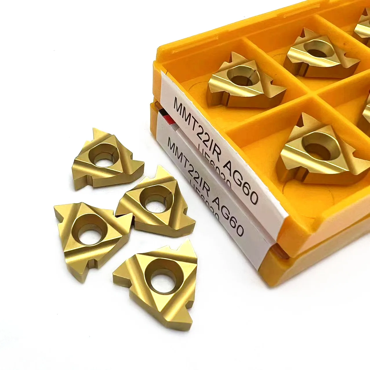 Thread Turning Tool MMT 22ER AG60 VP15TF UE6020 US735 MMT22IR AG60 Threaded Carbide Tool Milling Tool 22ER 22IR Thread Insert