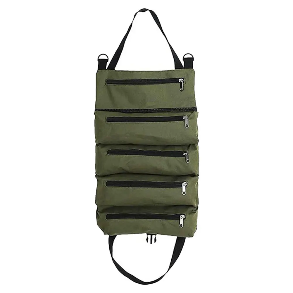 

Travel Tool Roll Bag Oxford Cloth Multipurpose Repair Tool Organizer Electrician Storage Pouch Waterproof Electrician Package