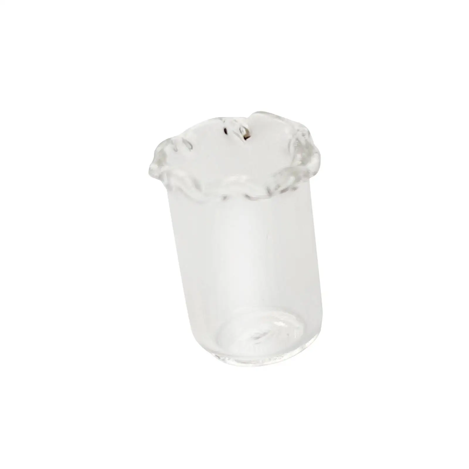 Elegant Small Glass Vase Transparent Flowerpot Collectible Table Vase for Bedroom Office Cafe Decoration Set
