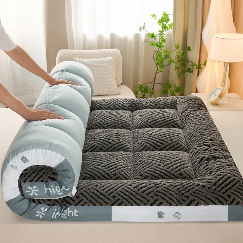 

Durable New Skin-friendly Mansha Velvet Mattress Mattress Skin-friendly Comfortable Cotton Velvet Milk Velvet Thickened Cushion