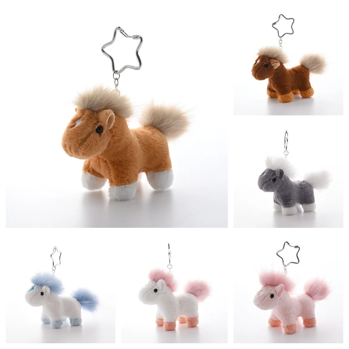 Uroczy pluszowy breloczek z kucykiem błyskawicą, zawieszka, prezent urodzinowy dla dzieci