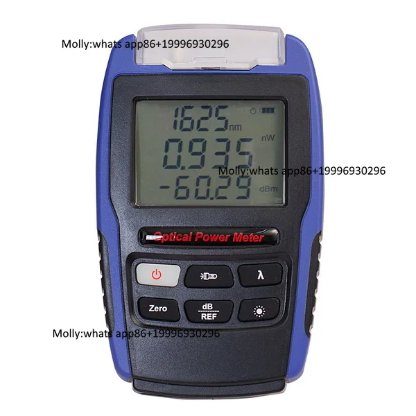 SHRUI SR201 Optical Power Meter for 850/980/1300/1310/1490/1550/1577/1625 nm FTTX Fiber Optical Cable Tester FTTH Equipment