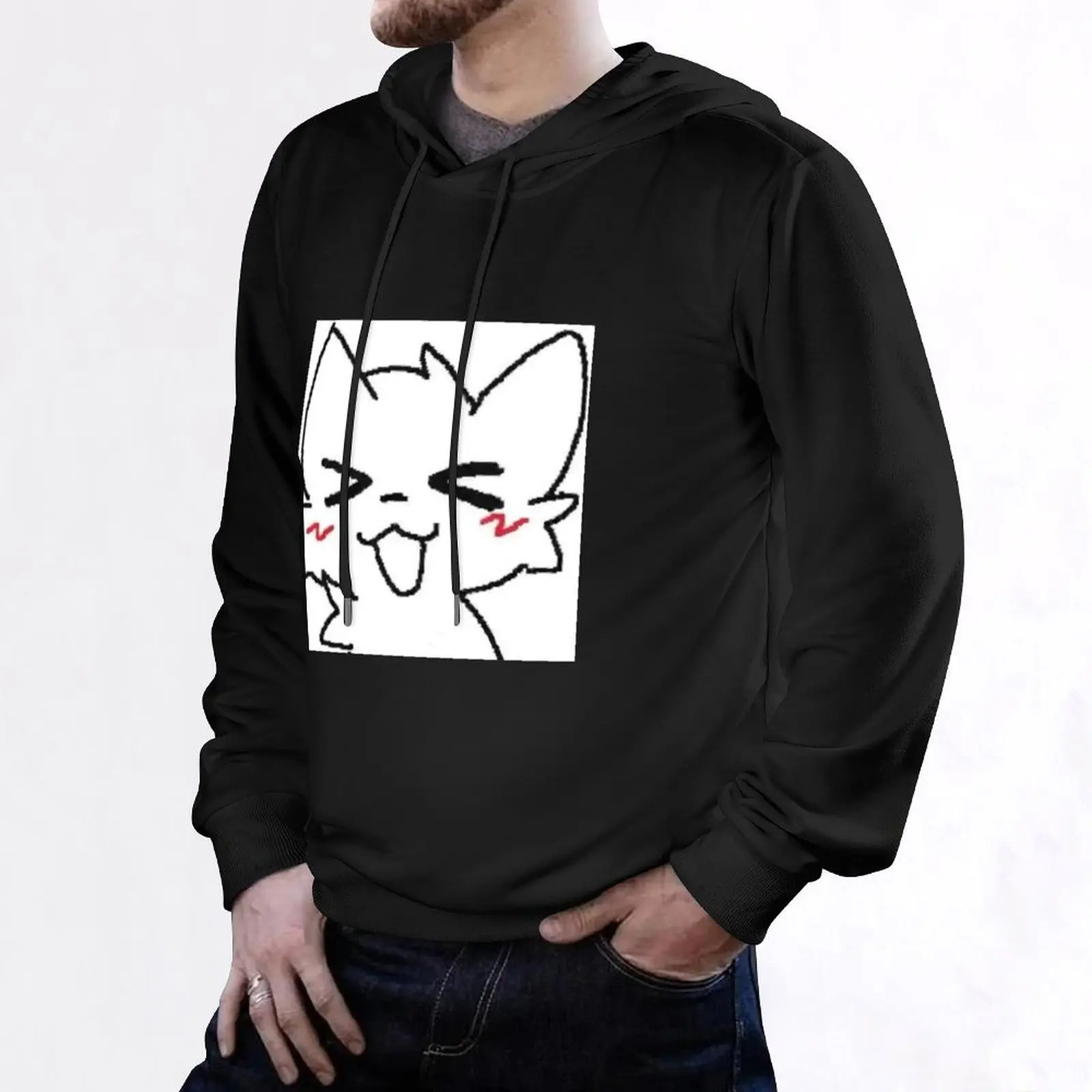 Boykisser femboy cat هوديي ملابس رجالي ملابس للرجال النمط الكوري الملابس النمط الياباني الخريف هوديي #6