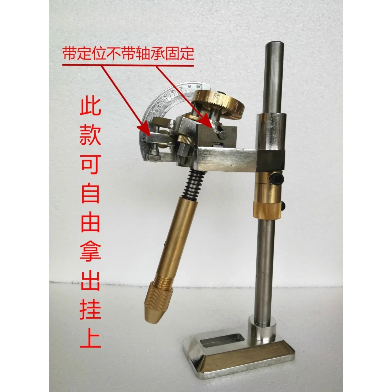 

Gemstone Angle Flat Polishing Copper Manipulator Grinding Machine Height Adjustment Jade Lapidary Faceting Machine With Scale