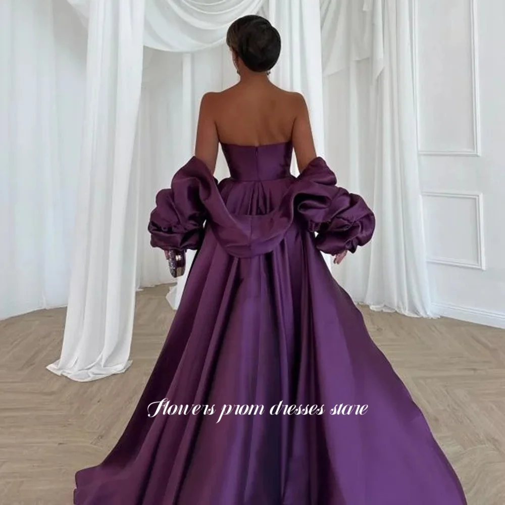 فستان حفلة موسيقية فاخر على شكل زهور على شكل حرف A فستان حفلات بأكمام كيب فستان سهرة مناسبة رسمية للنساء العربيات حسب الطلب