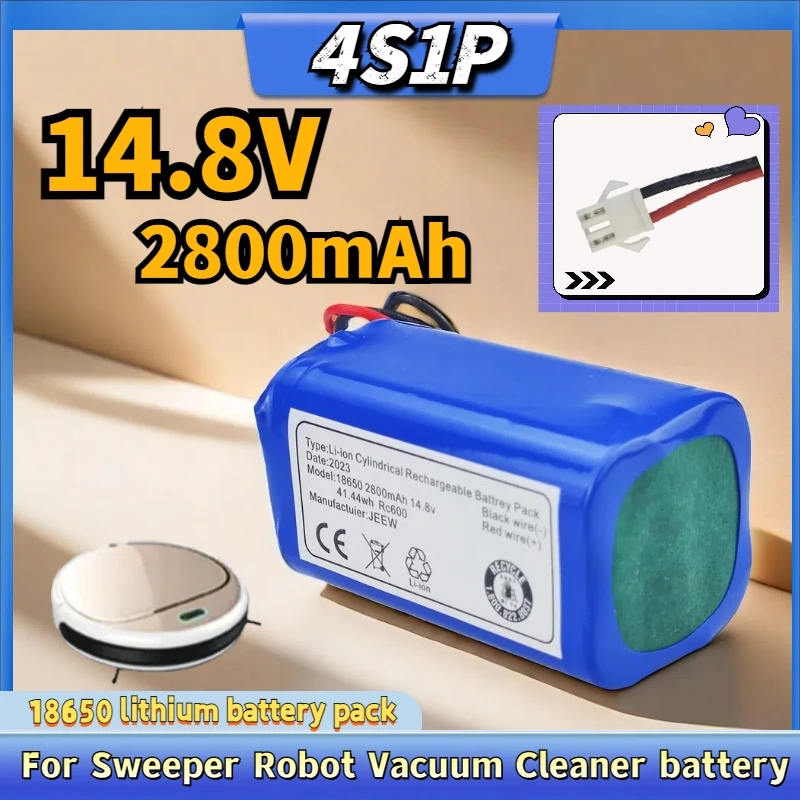 

14.8v 2800mAh Li-lion Battery For ILIFE A4s/A7/V7s Plus/V55 Pro/W400/A9s PX-B020 Robot Vacuum Cleaner Batteries CR130 Part