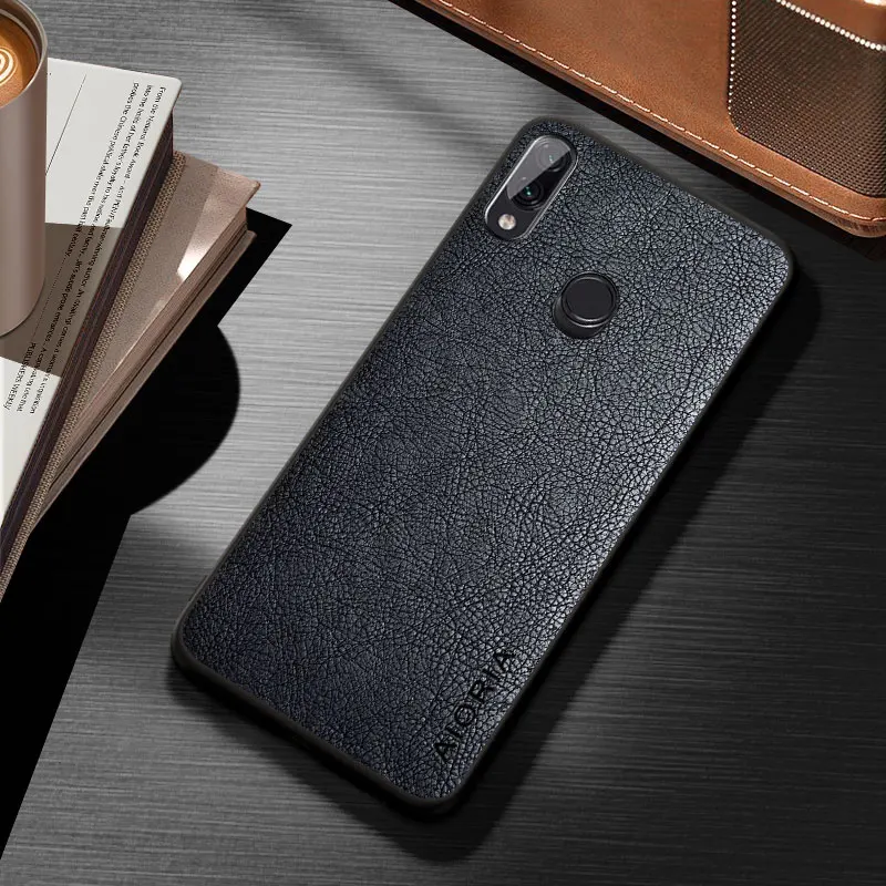 Case for Xiaomi Redmi Note 7 Pro luxury Vintage Leather skin capa with soft phone cover for redmi note 7 case funda coque