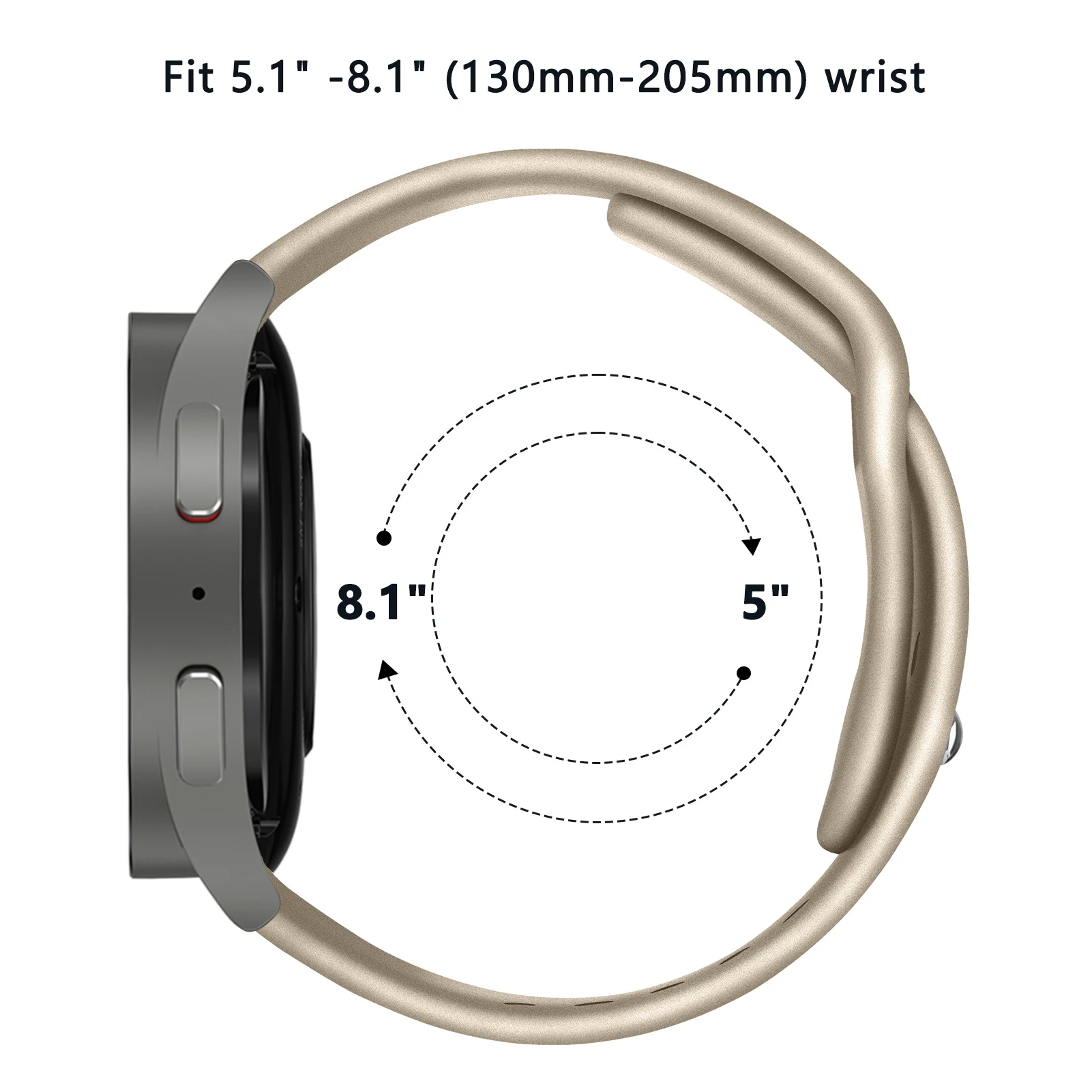 22mm/20mm silicone Strap For Samsung Galaxy watch 6 4 classic 5 pro 44mm 40mm Active 2 Huawei GT 2/2e/3 bracelet amazfi bip band
