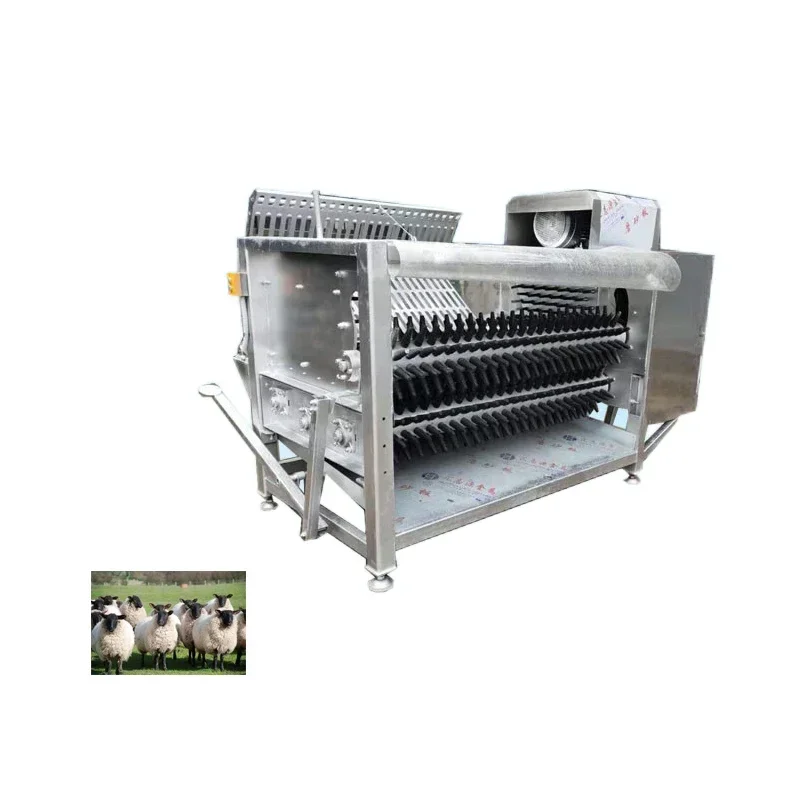 Portable type complete goat machine lamb slaughter house cattle-skin-hair-removing-machine