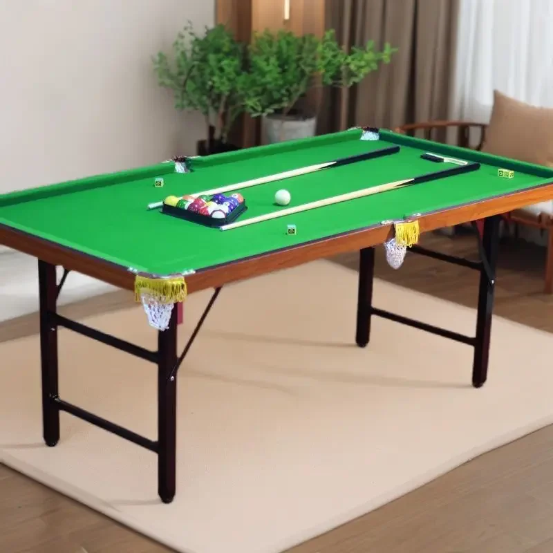 Adult snooker table foldable large standard desktop home American black eight Chinese table pool table