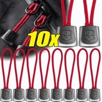 1-10PCS Zipper Tail Rope  Army Knife Lanyard Clothing Zipper Fixer Accessories Knife Rope Anti-loss Backpack Keychain