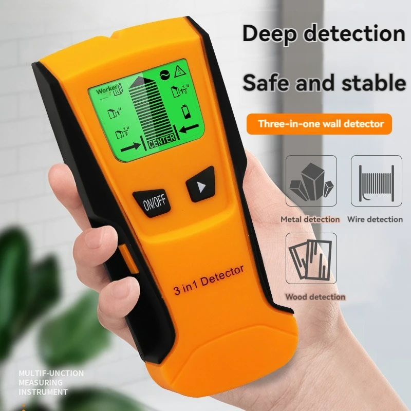 NEW HL 5-in-1 Multifunction Wall Scanner  Stud Metal Wire Cable Detector Pipe Tester Meter  Tool