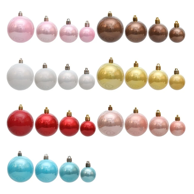 

Festival Shatterproof Christmas Ornament Attractive Christmas Tree Hanging Sphere Ornament for Seasonal Display Decors