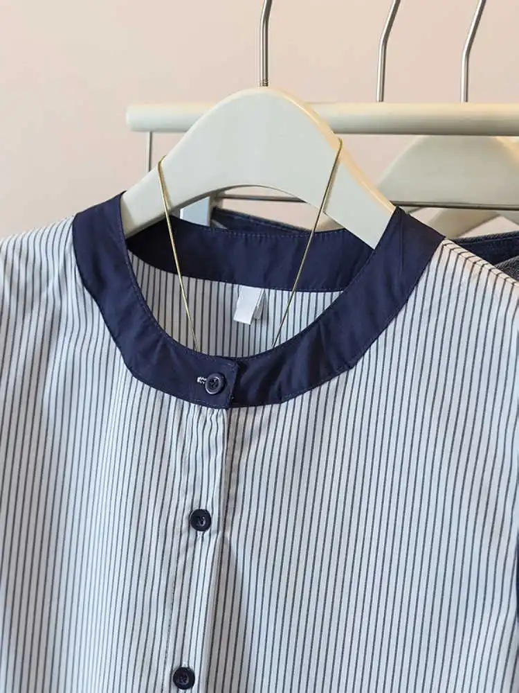 Sommer Plus Größe frauen Gestreiften Kurzarm Koreanischen Stil Lose Gerade Shirts Casual Alle Spiel Hohe Qualität Top