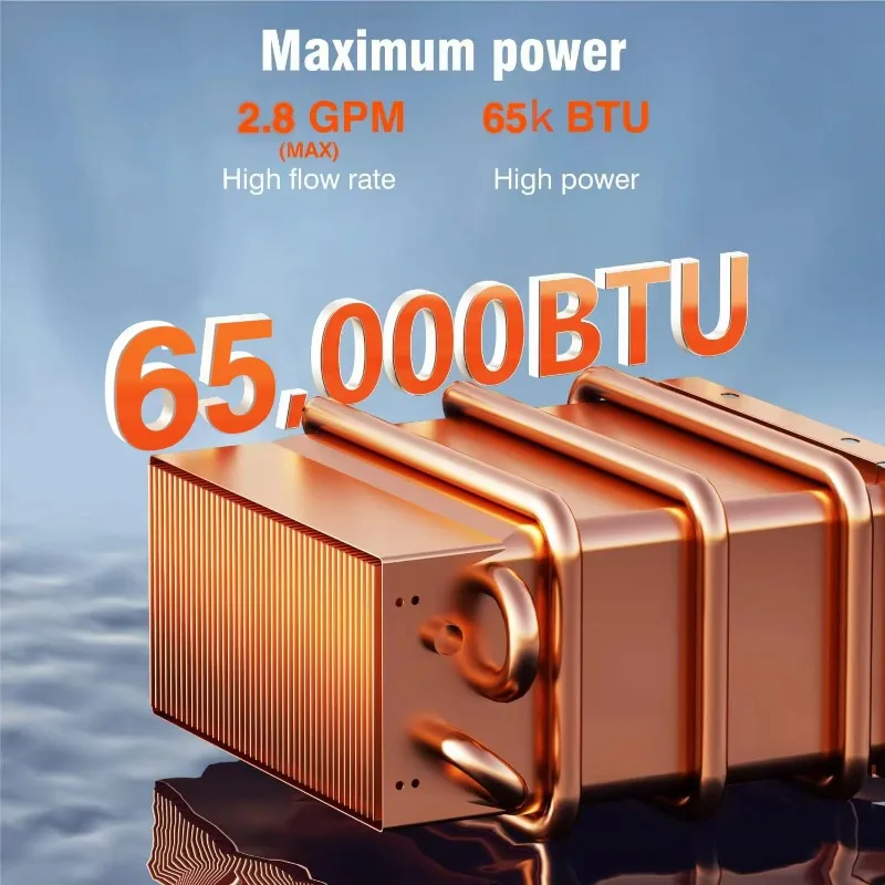 سخان مياه LPG سريع التسخين 12 فولت 12 لتر من المصنع مباشرة، نظام غاز قائم بذاته مع تحكم دقيق في درجة الحرارة لـ RV #2