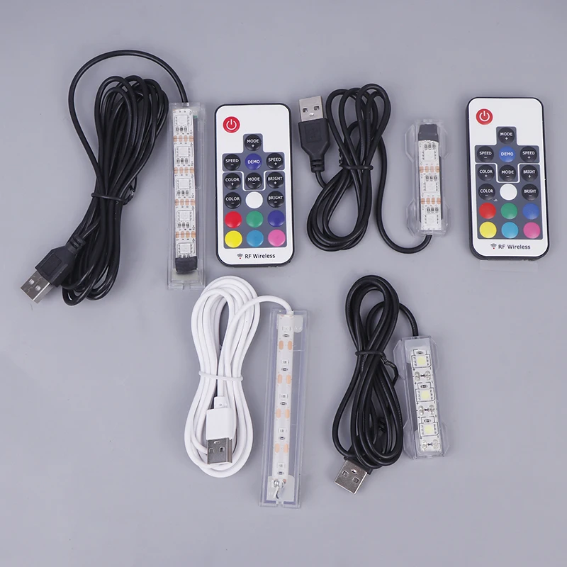 Fish Accessory Micro Aquarium Light USB Powered Remote Control Colorful Fish LED Lamp For Landscape USB Aquarium Light
