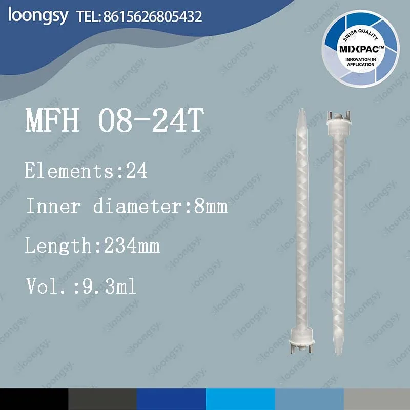 

SULZER MIXPAC static Mixer MFH 08-24T mixing nozzle 50 pcs