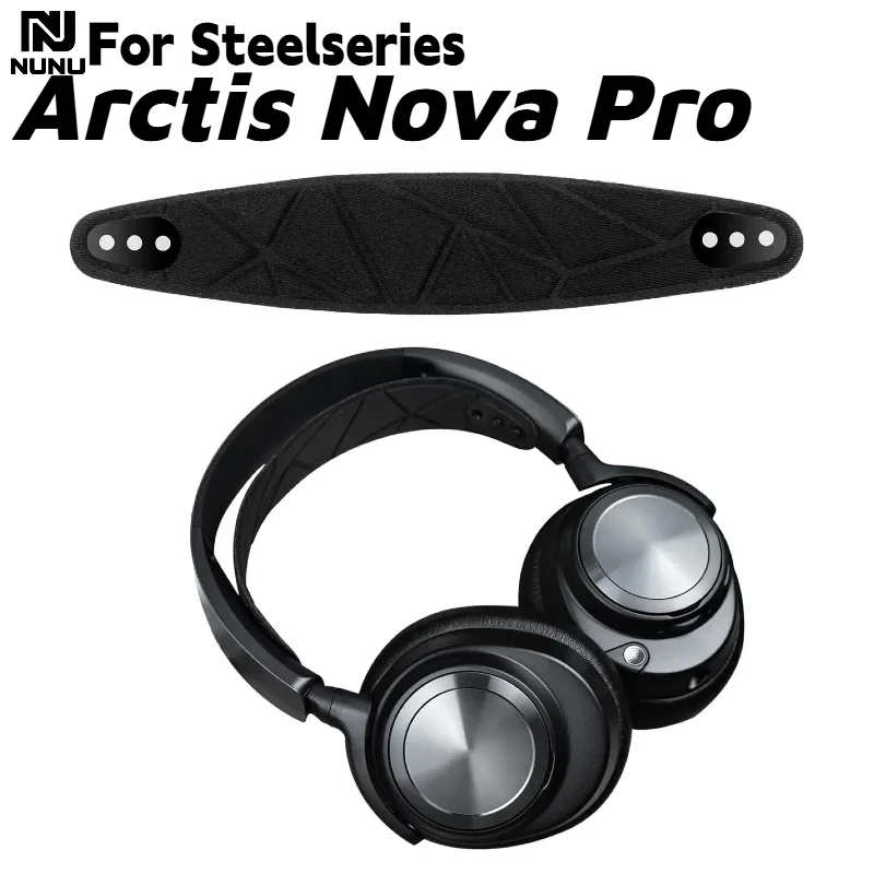 

Replacement Mesh Ice gel/Mesh memory foam Ear Pads with a buckle/Head beam cushion For Steelseries Arctis Nova Pro Headphone