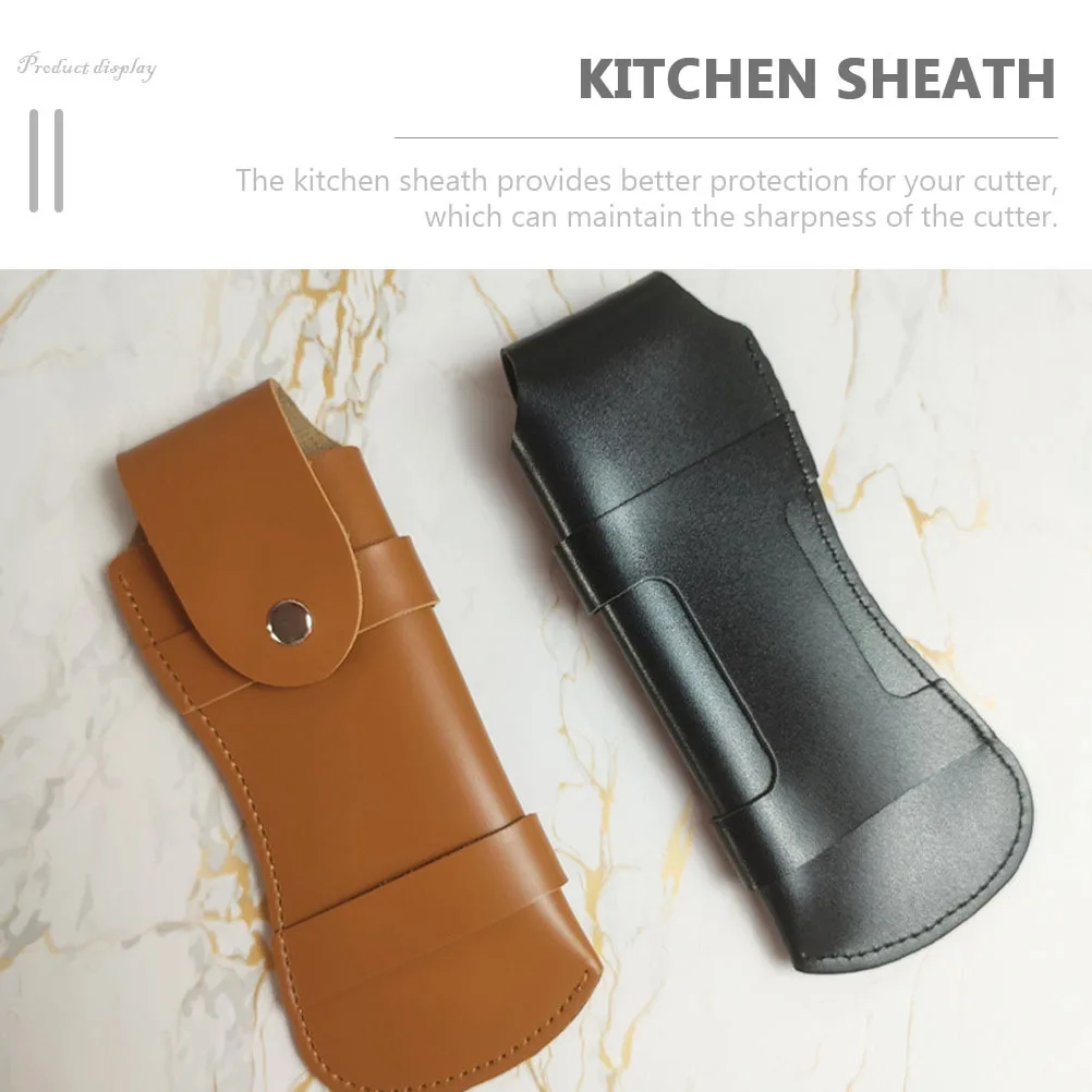 

Pu Cutter Cover Wear-Resistant Protective Sheath For Kitchen Outdoor Camping Fishing Portable Household Accessory