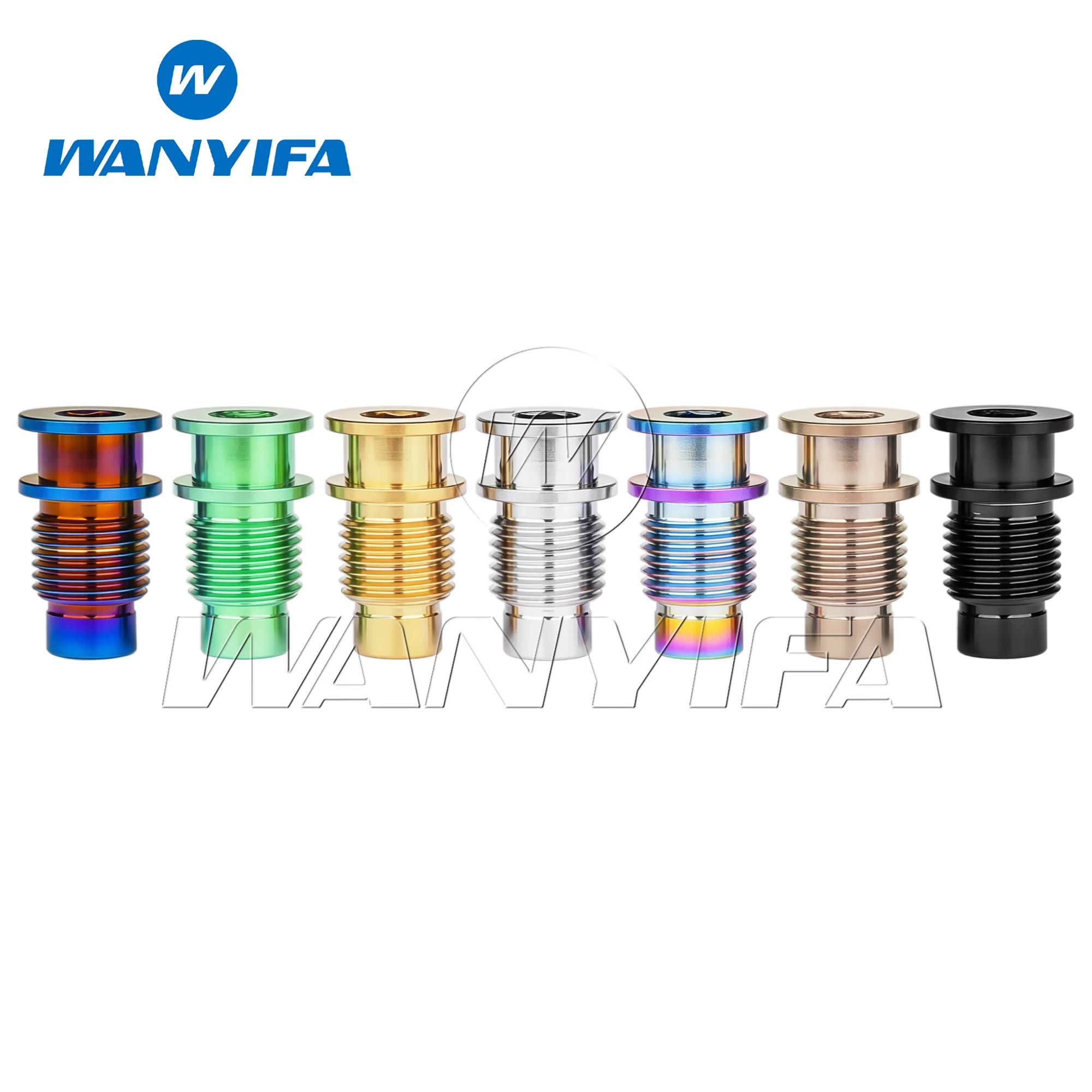 Wanyifa Titanium Alloy Bolt M10x20.5mm DA9270 R8150  SRAM Road Rear Pull Titanium Alloy 1.0mm Pitch Pivot Screw 1/4/10pcs