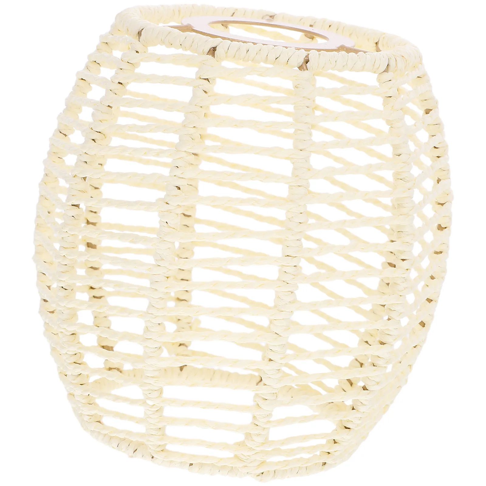 

Handwoven Boho Lamp Shade Pendant Light Shade Replacement for Kitchen Dining Living Room Cafe Bar Hotel Rustic Woven Lampshade